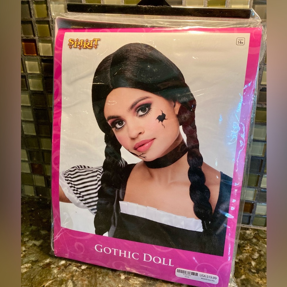 Spirit Halloween Gothic Doll Wig